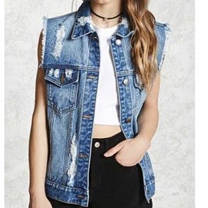 Forever 21 Denim Vest